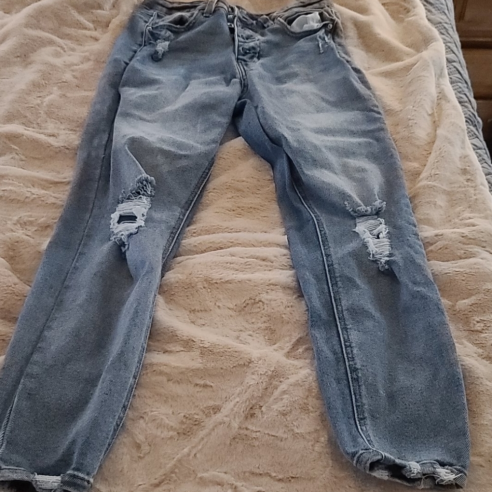 No Boundaries High Waisted Button Fly